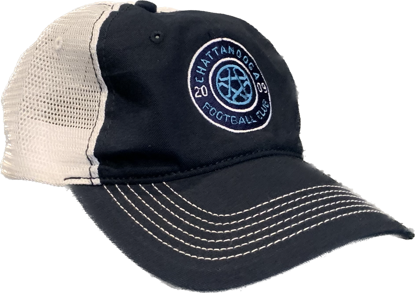 Tricolor Cap (Mesh Back) - Navy