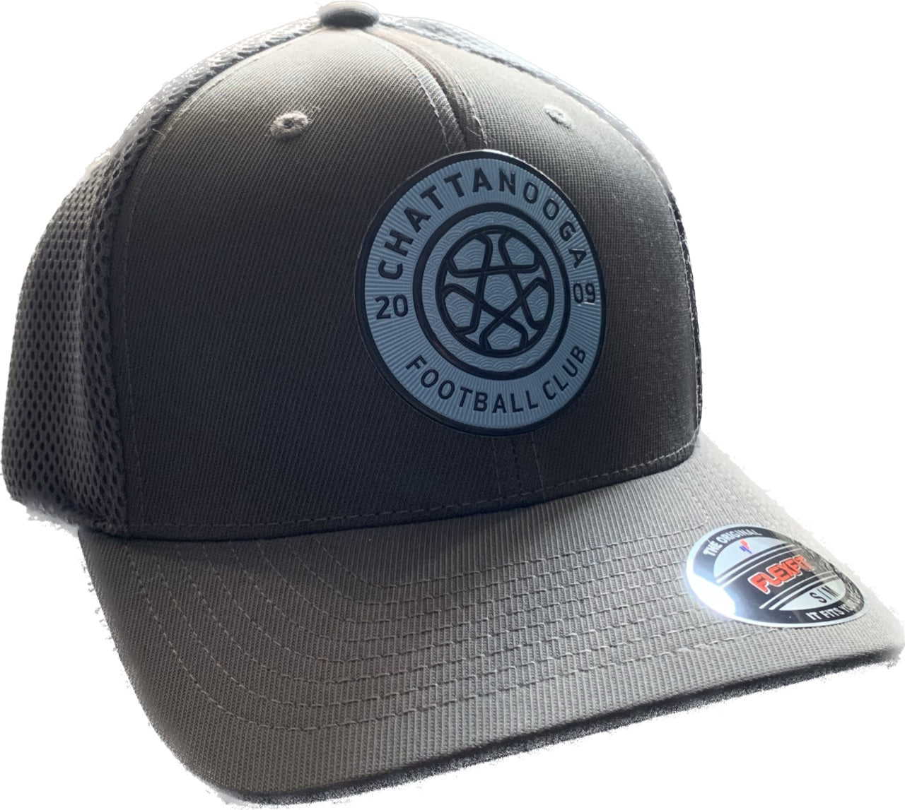 Flex Fit Cap (Gray/Gray) The FC at Shop Chattanooga –