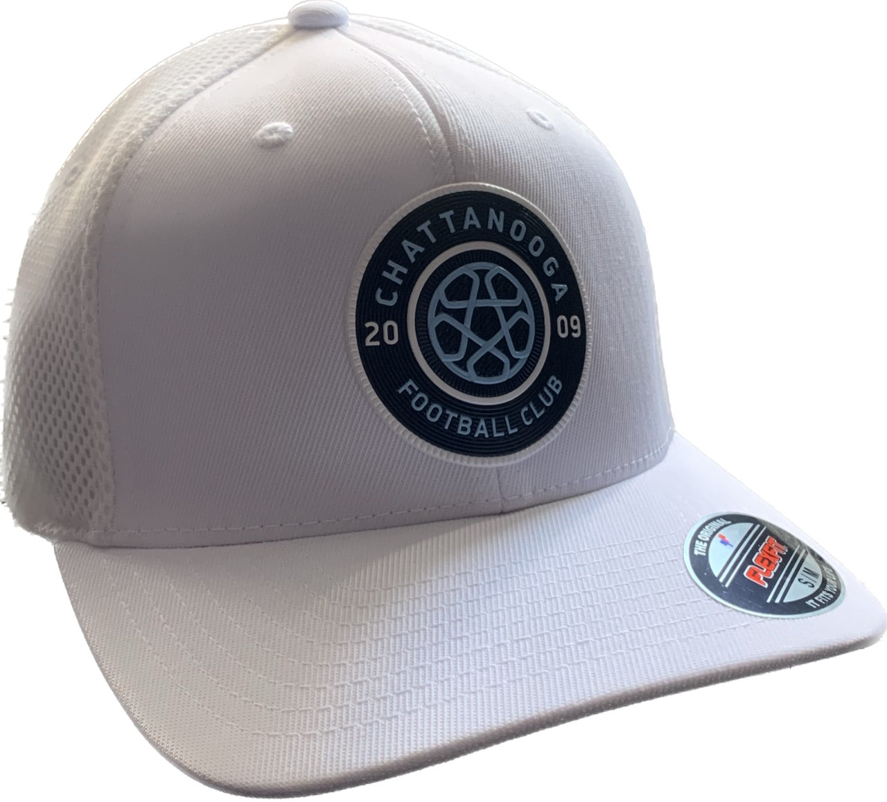Flex Fit Cap (White/White) – at Chattanooga The FC Shop