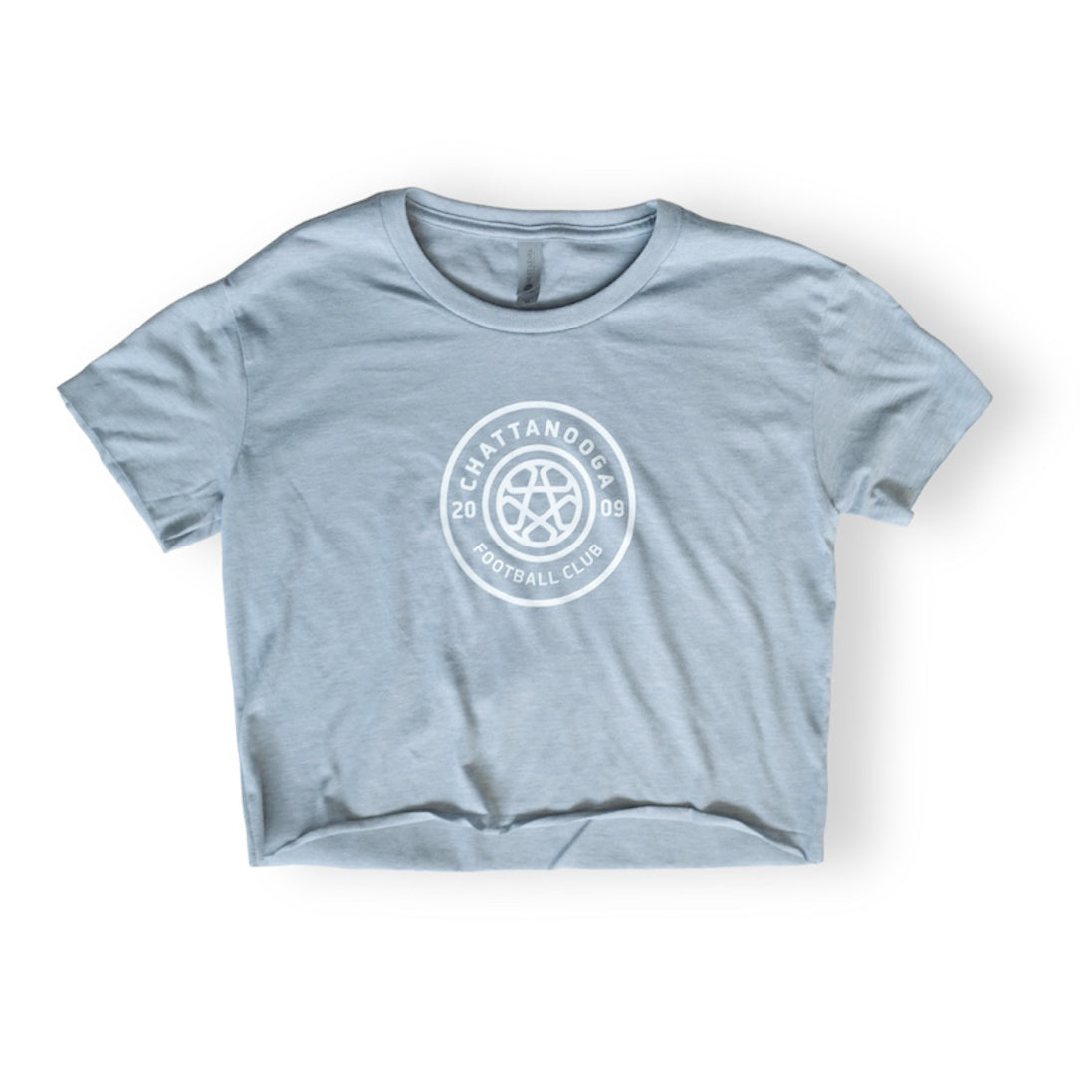 Women's Classic Crest Cropped T-Shirt (Blue)