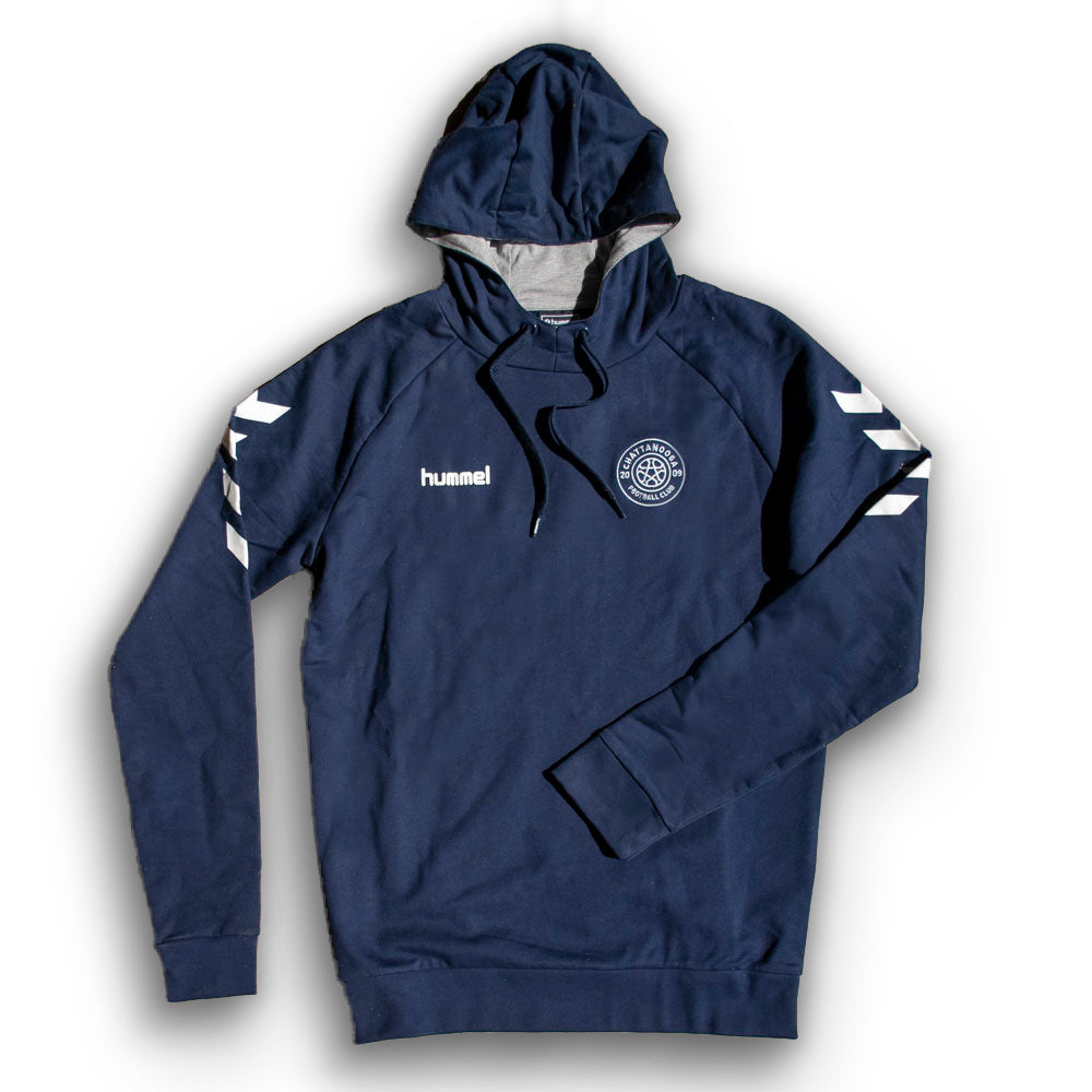 Cotton FC – hummel The Shop (Navy) Hoodie at Chattanooga