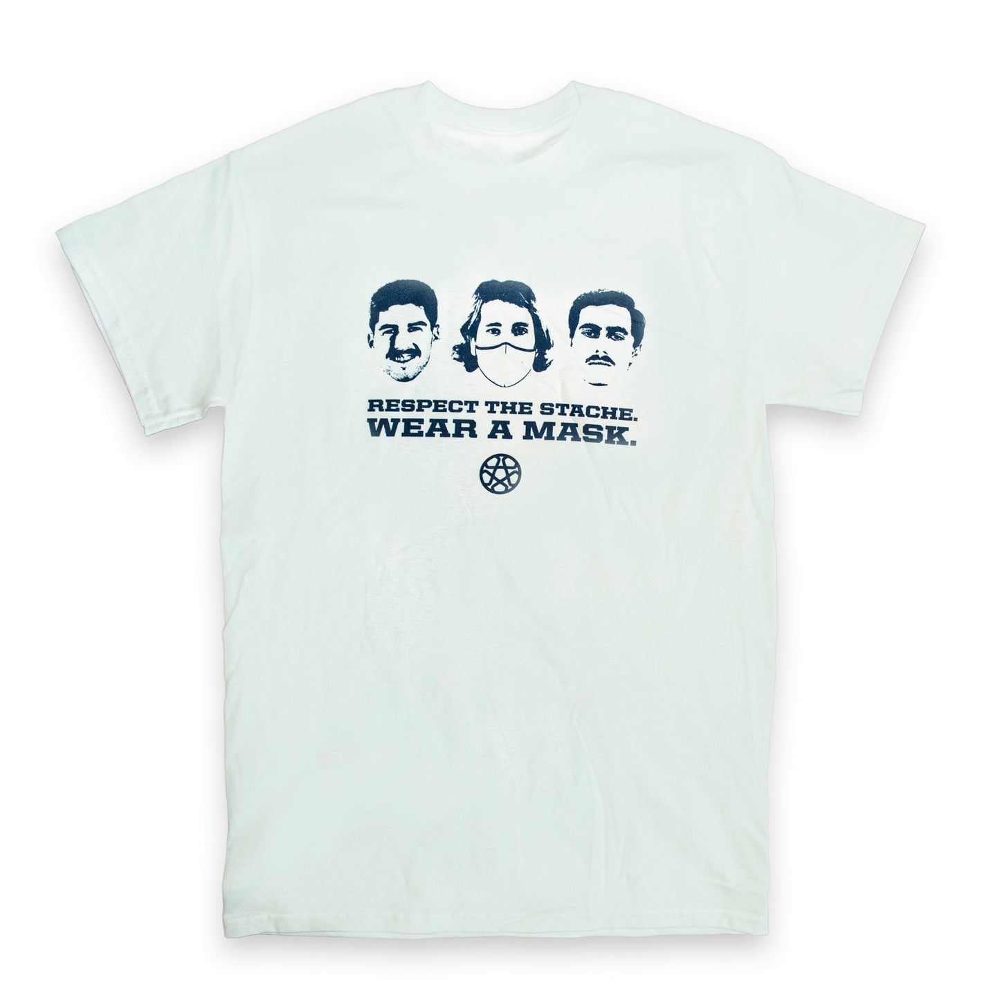 Respect the Stache T-Shirt (White)