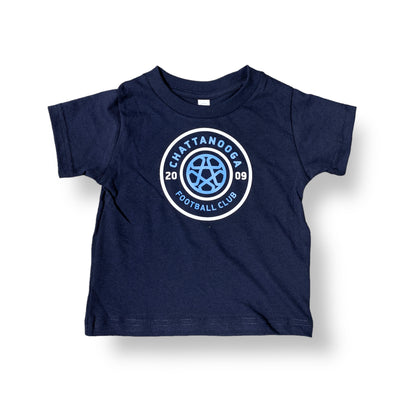 Toddler Tricolor Crest T-Shirt (Navy)