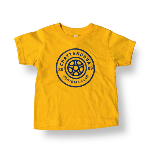 Toddler Blue & Gold Crest T-Shirt
