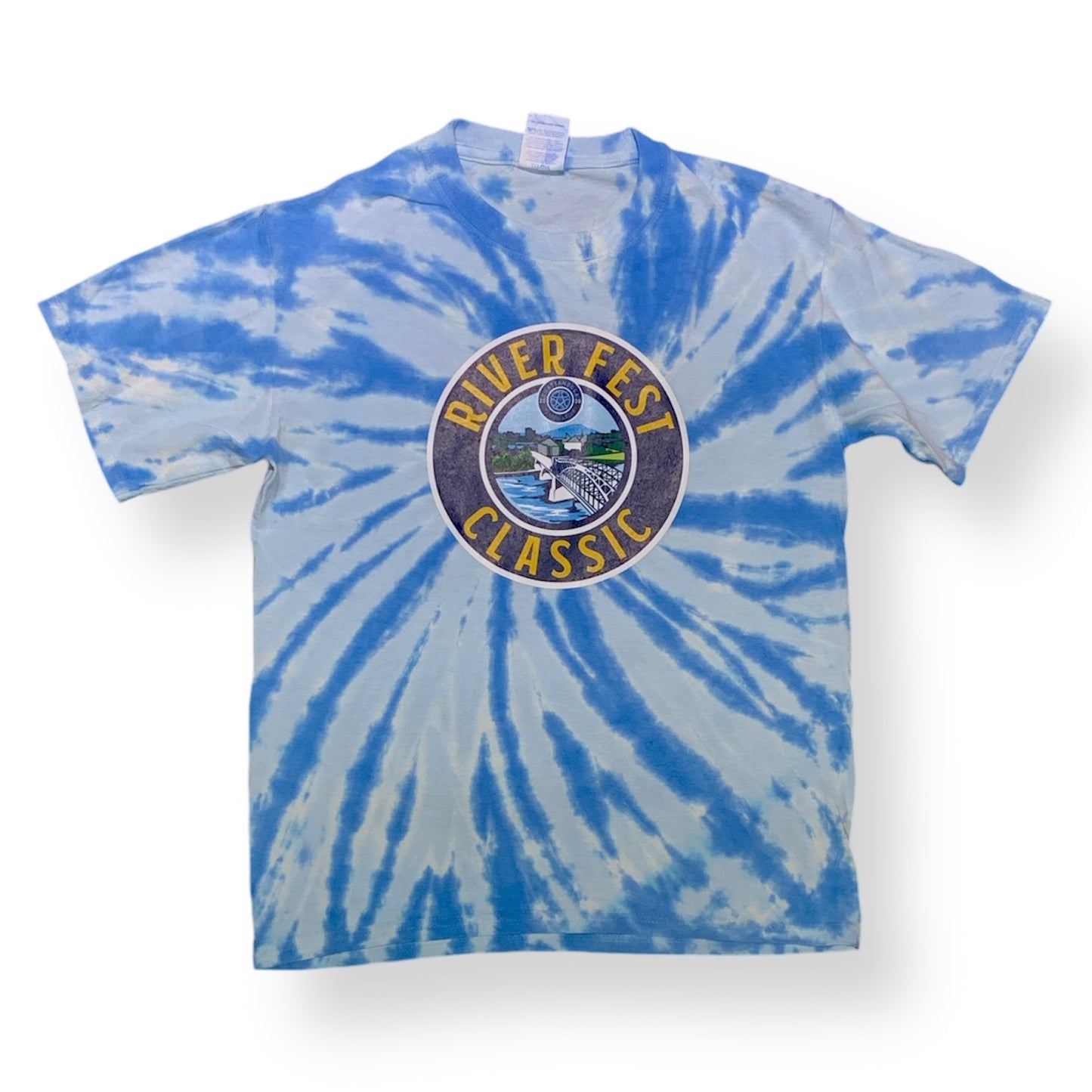 RiverFest Blue Tie-Dye T-Shirt