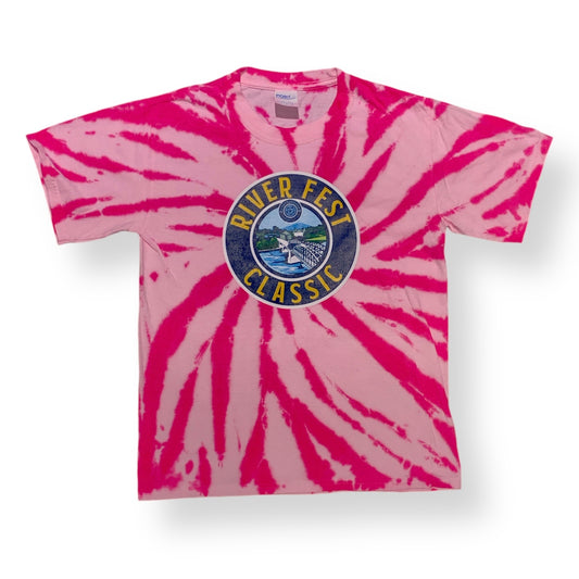 RiverFest Pink Tie-Dye T-Shirt