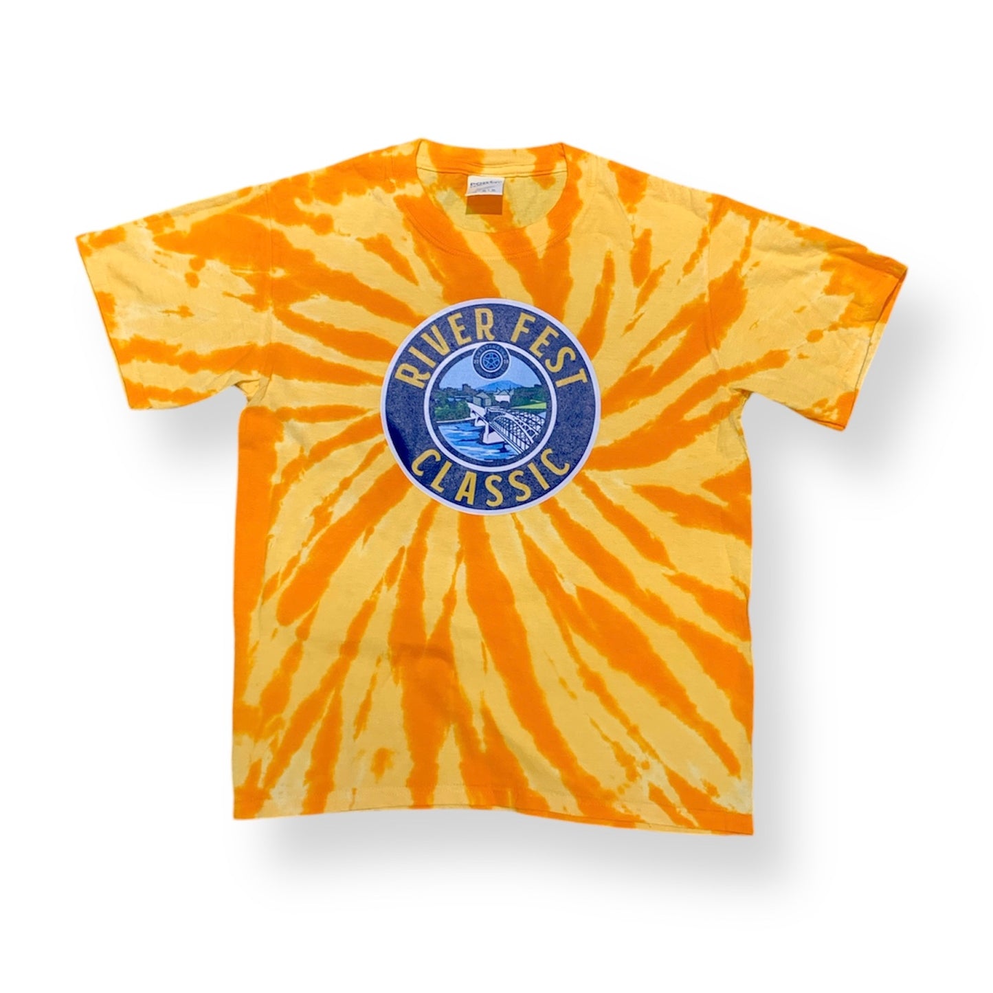 RiverFest Gold Tie-Dye T-Shirt