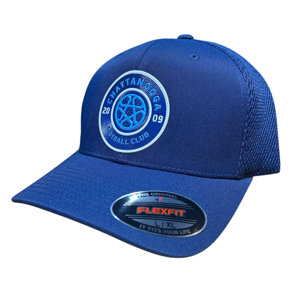 Flex Fit Tricolor Cap (Navy/Navy)