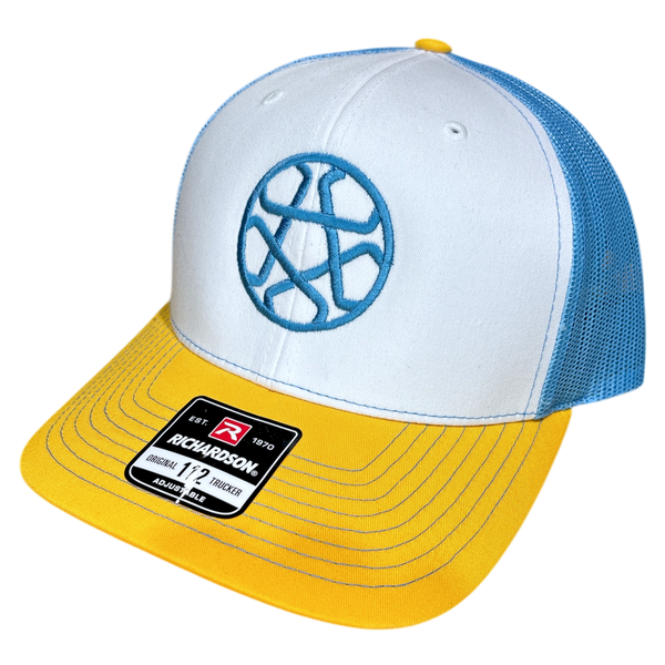 CEO Cap (White/Gold/Sky)