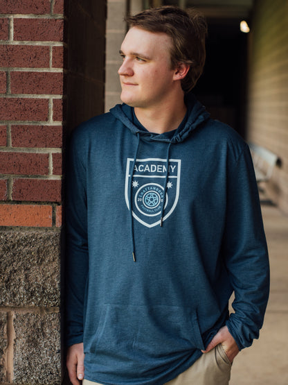 Academy Pullover Hooded (Washed Indigo)