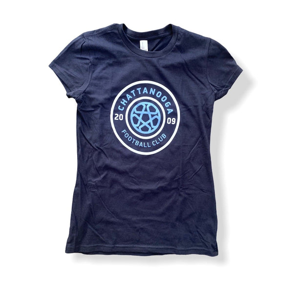 Women's Tricolor T-Shirt (Navy)