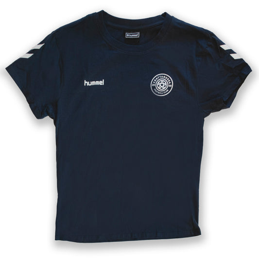 hummel Women's Cotton T-Shirt (Navy)
