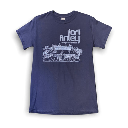 Fort Finley T-Shirt (Navy) - Gildan