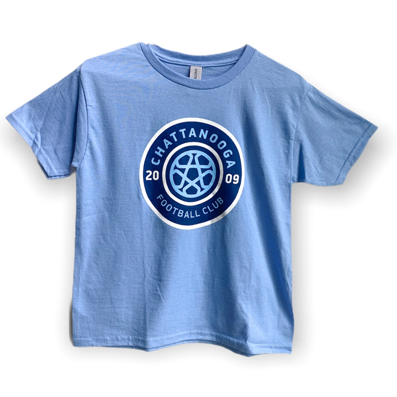 Youth Tricolor Logo T-Shirt (Sky)