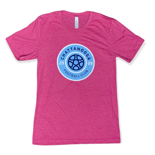 Youth Sky Crest T-Shirt (Berry Tri-Blend)