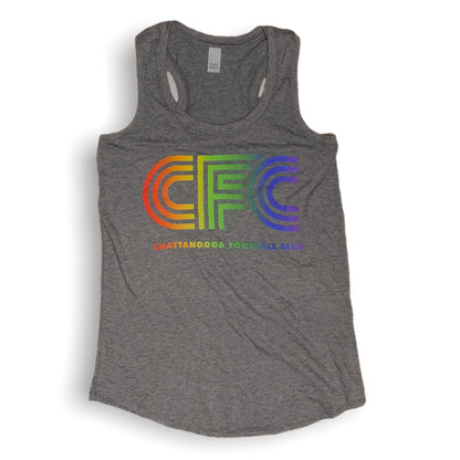 Women's Pride Racerback Tank Top (Gray Frost)