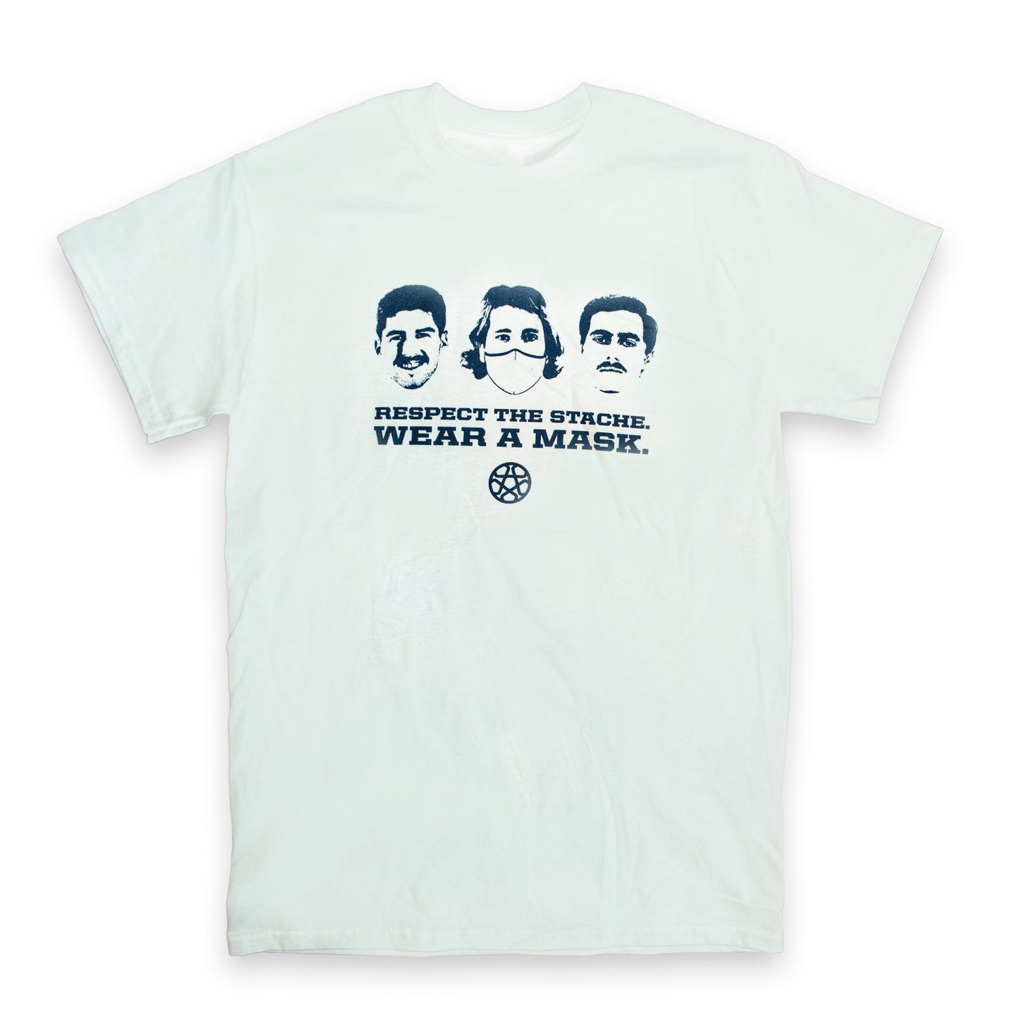 Respect the Stache T-Shirt (White)