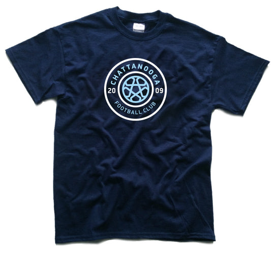 Youth Tricolor Logo T-Shirt (Navy)