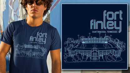 Fort Finley T-Shirt (Navy) - Gildan